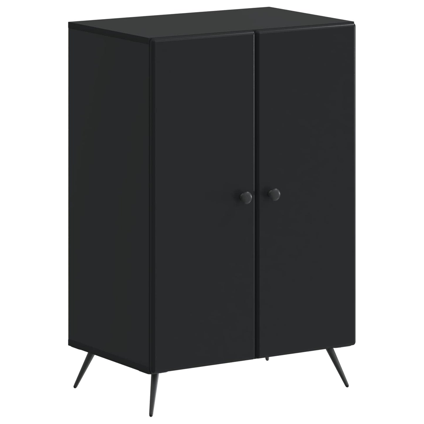 vidaXL Ντουλάπα Παπουτσιών BREDA 59,5 x 39,5 x 90 εκ. Μαύρο