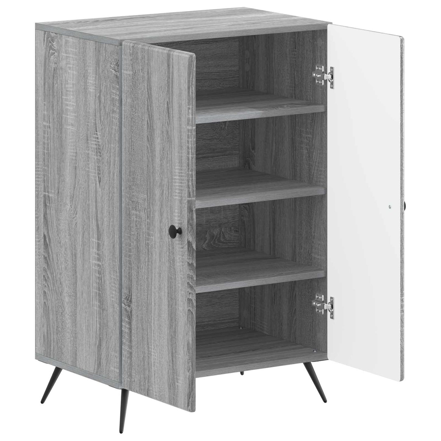 vidaXL Ντουλάπα Παπουτσιών BREDA 59,5 x 39,5 x 90 εκ. Γκρι Sonoma