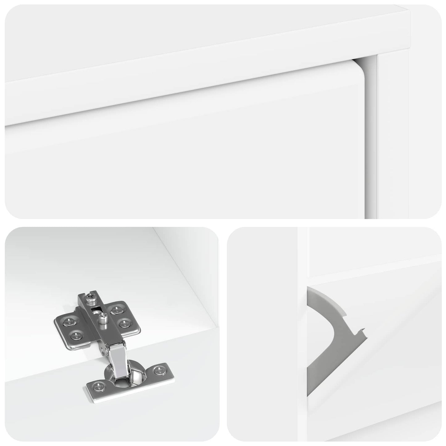 vidaXL Ντουλάπα Παπουτσιών BREDA 78 x 24 x 103 εκ. Επεξεργασμένο Ξύλο