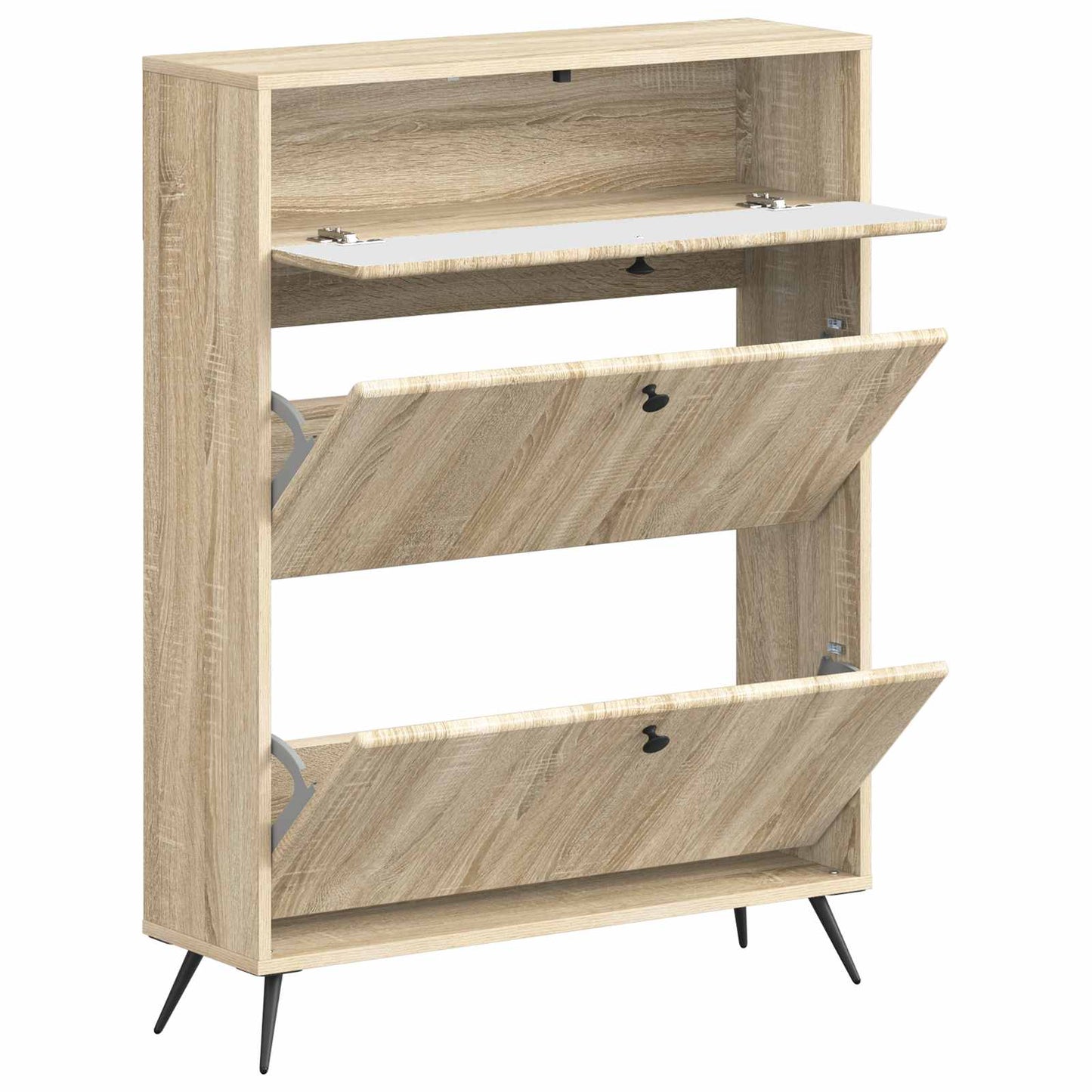 vidaXL Ντουλάπα Παπουτσιών BREDA 78 x 24 x 103 εκ. Επεξεργασμένο Ξύλο