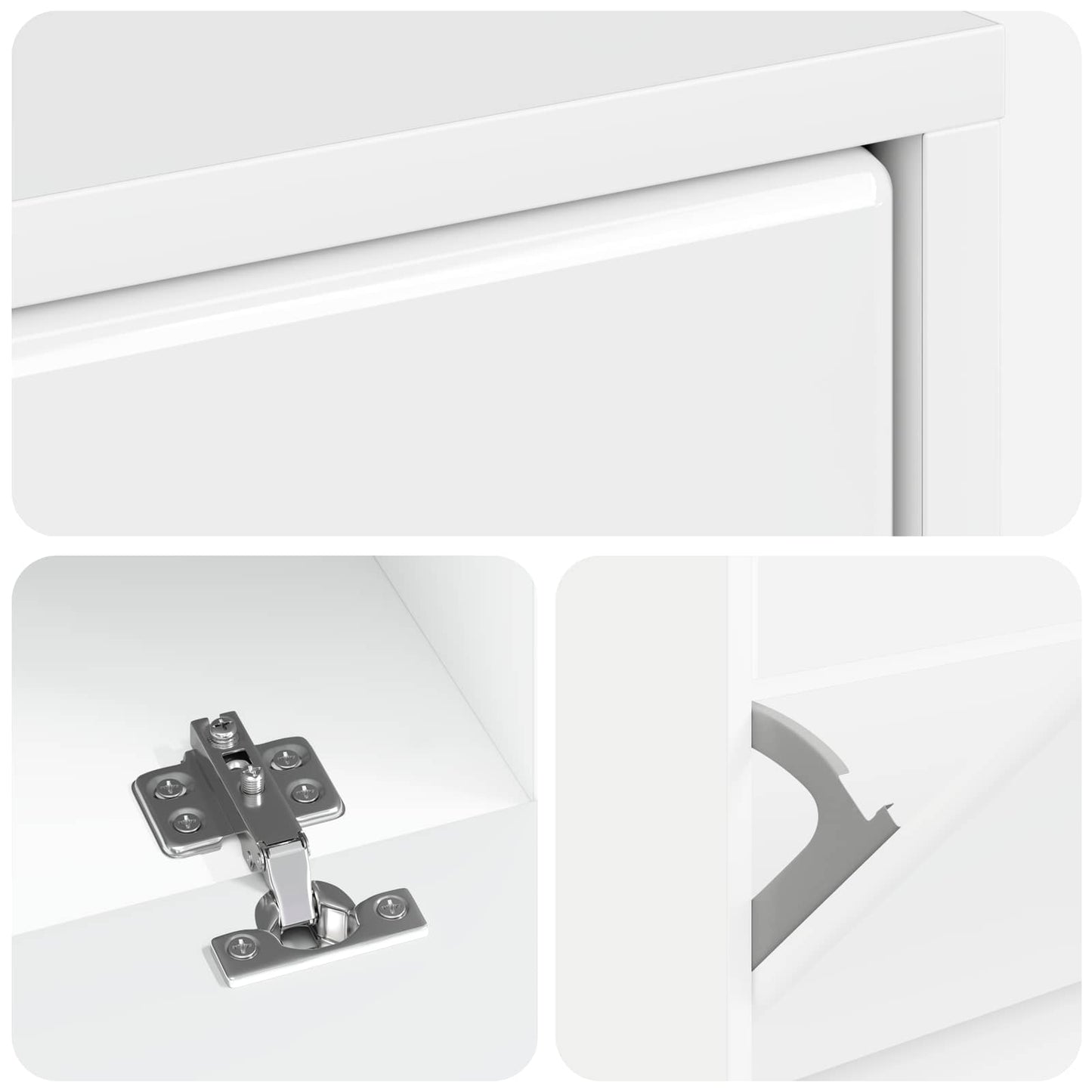 vidaXL Ντουλάπα Παπουτσιών BREDA 78 x 24 x 103 εκ. Επεξεργασμένο Ξύλο