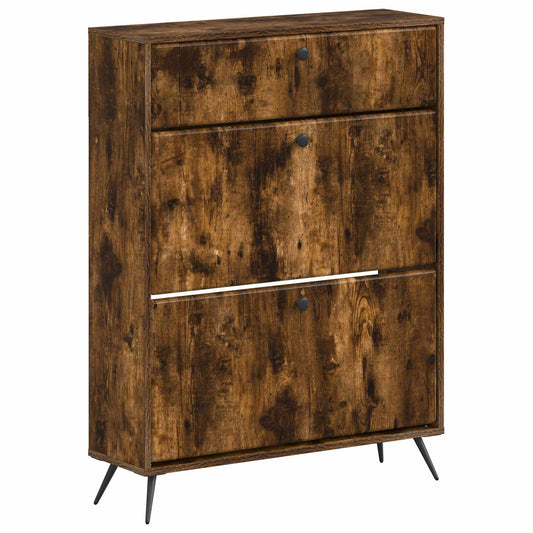 vidaXL Ντουλάπα Παπουτσιών BREDA 78 x 24 x 103 εκ. Επεξεργασμένο Ξύλο
