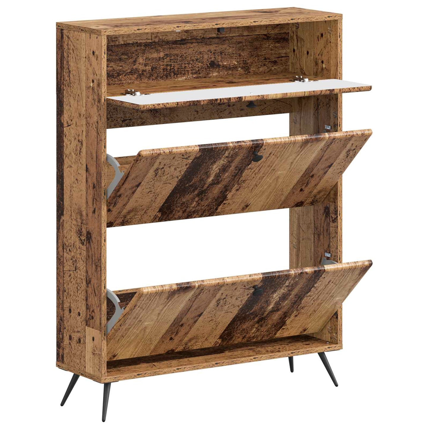 vidaXL Ντουλάπα Παπουτσιών BREDA 78 x 24 x 103 εκ. Επεξεργασμένο Ξύλο