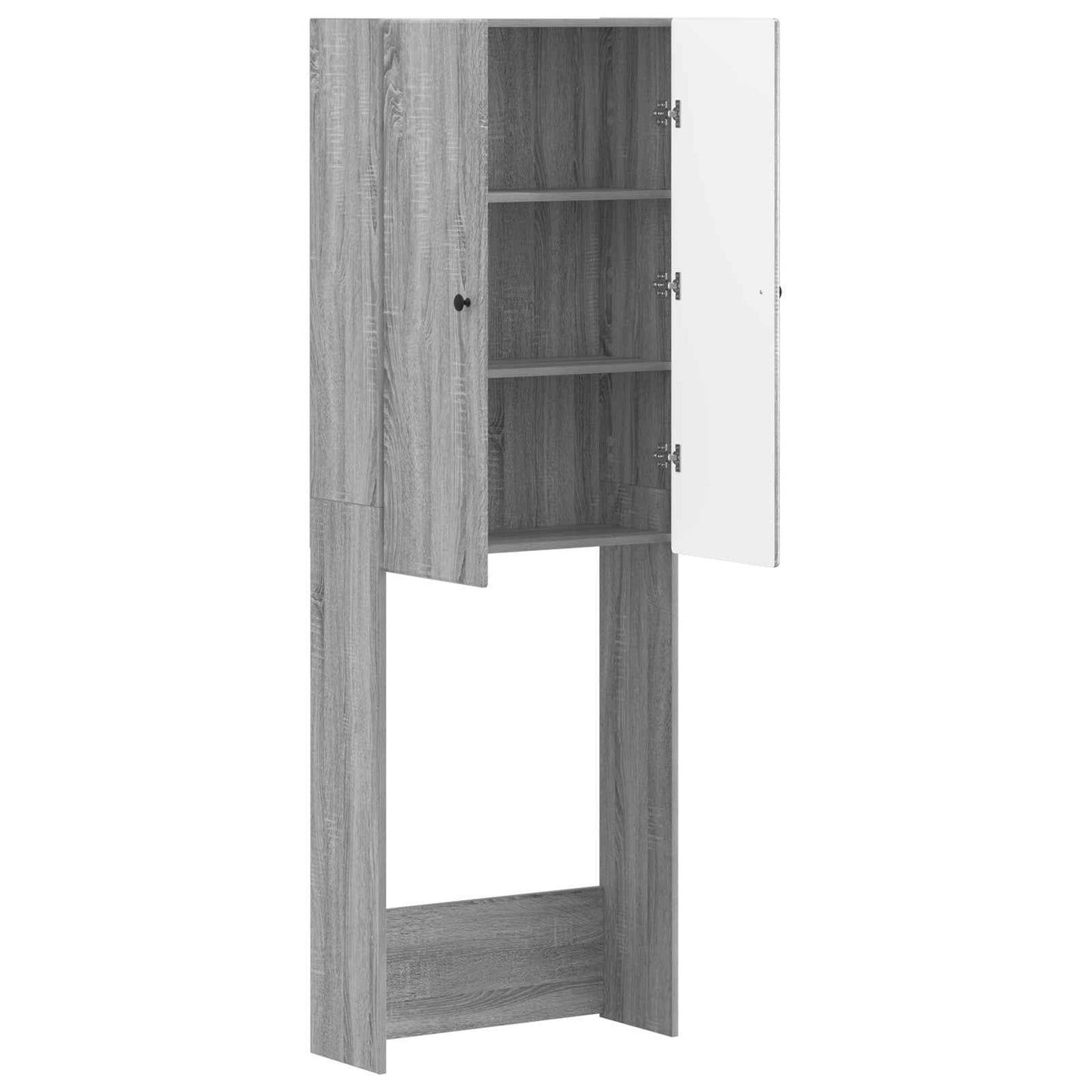 vidaXL Ντουλάπα τουαλέτας BREDA Γκρι Sonoma 66 x 25,5 x 190 εκ.