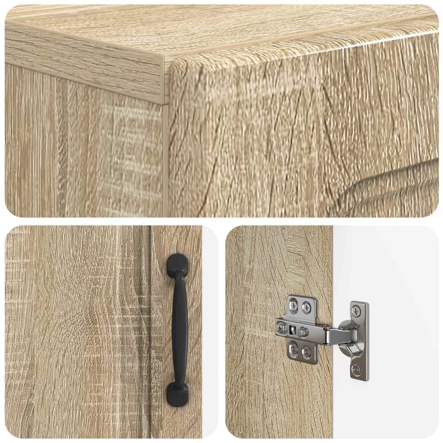 vidaXL Ντουλάπα τοίχου μπάνιου UTRECHT Sonoma Δρυς 30 x 31 x 59 εκ.