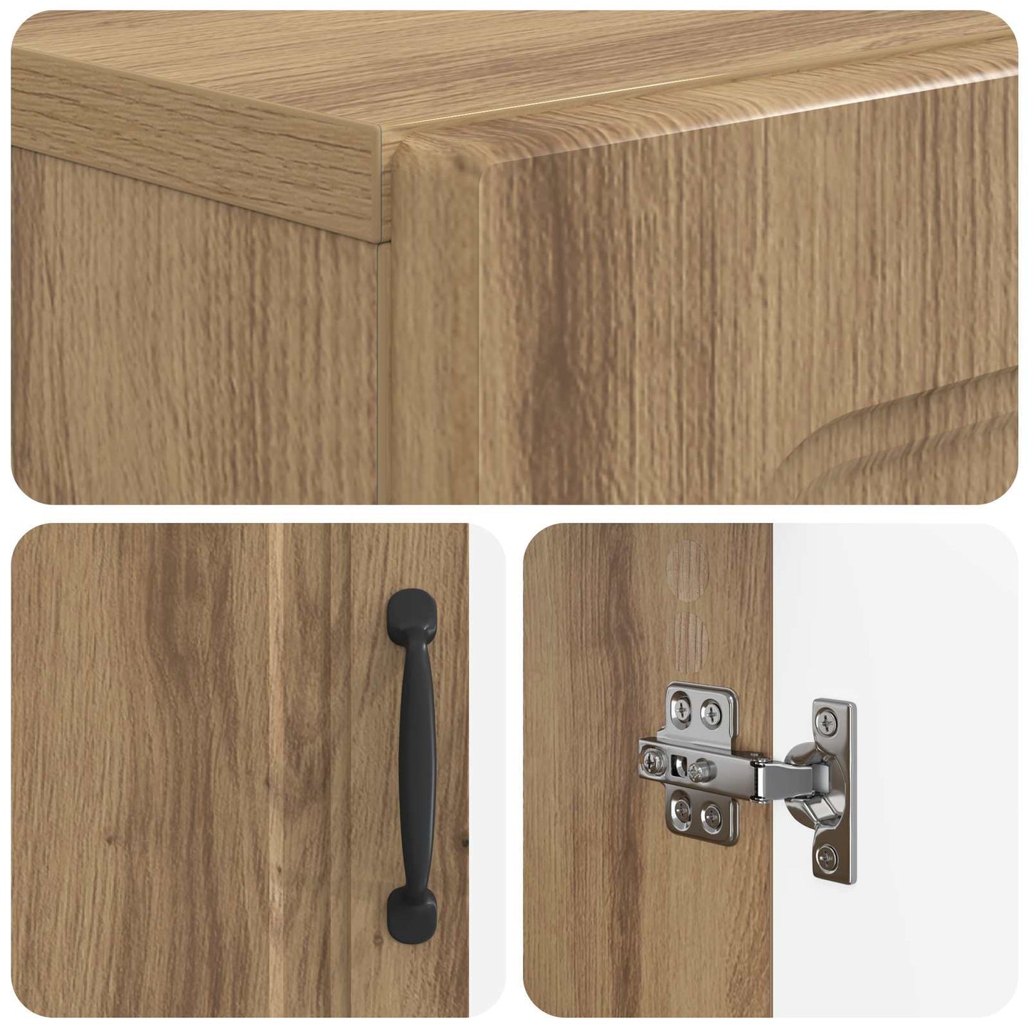 vidaXL Ντουλάπα τοίχου μπάνιου UTRECHT Artisan Δρυς 30 x 31 x 59 εκ.