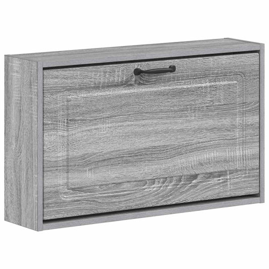 vidaXL Τοίχου Ντουλάπα Παπουτσιών UTRECHT 71 x 17 x 43 εκ Γκρι Sonoma