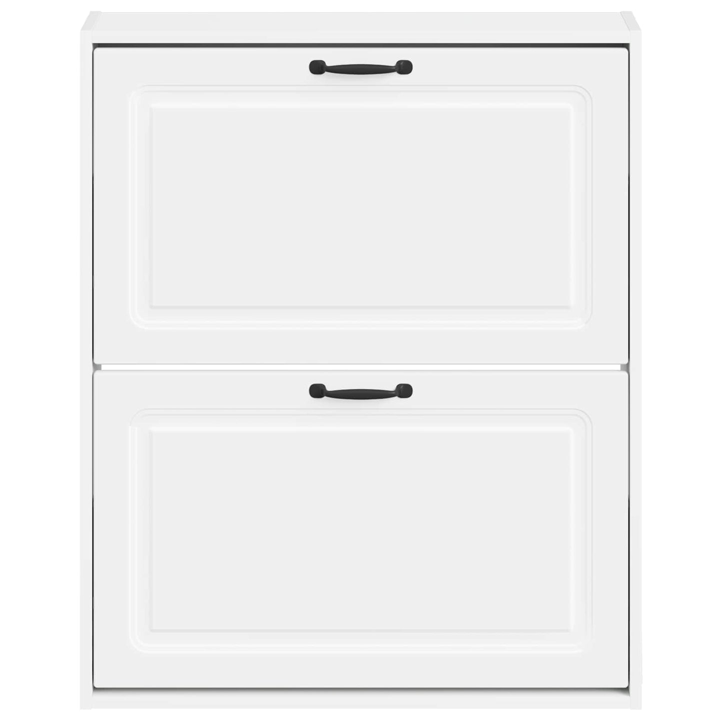 vidaXL Τοίχου Ντουλάπα Παπουτσιών UTRECHT 71 x 17 x 86 εκ. Λευκό