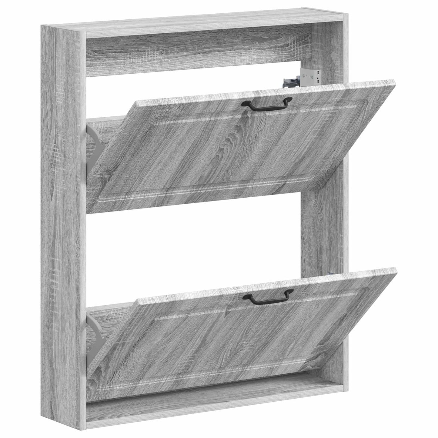 vidaXL Τοίχου Ντουλάπα Παπουτσιών UTRECHT 71 x 17 x 86 εκ. Γκρι Sonoma