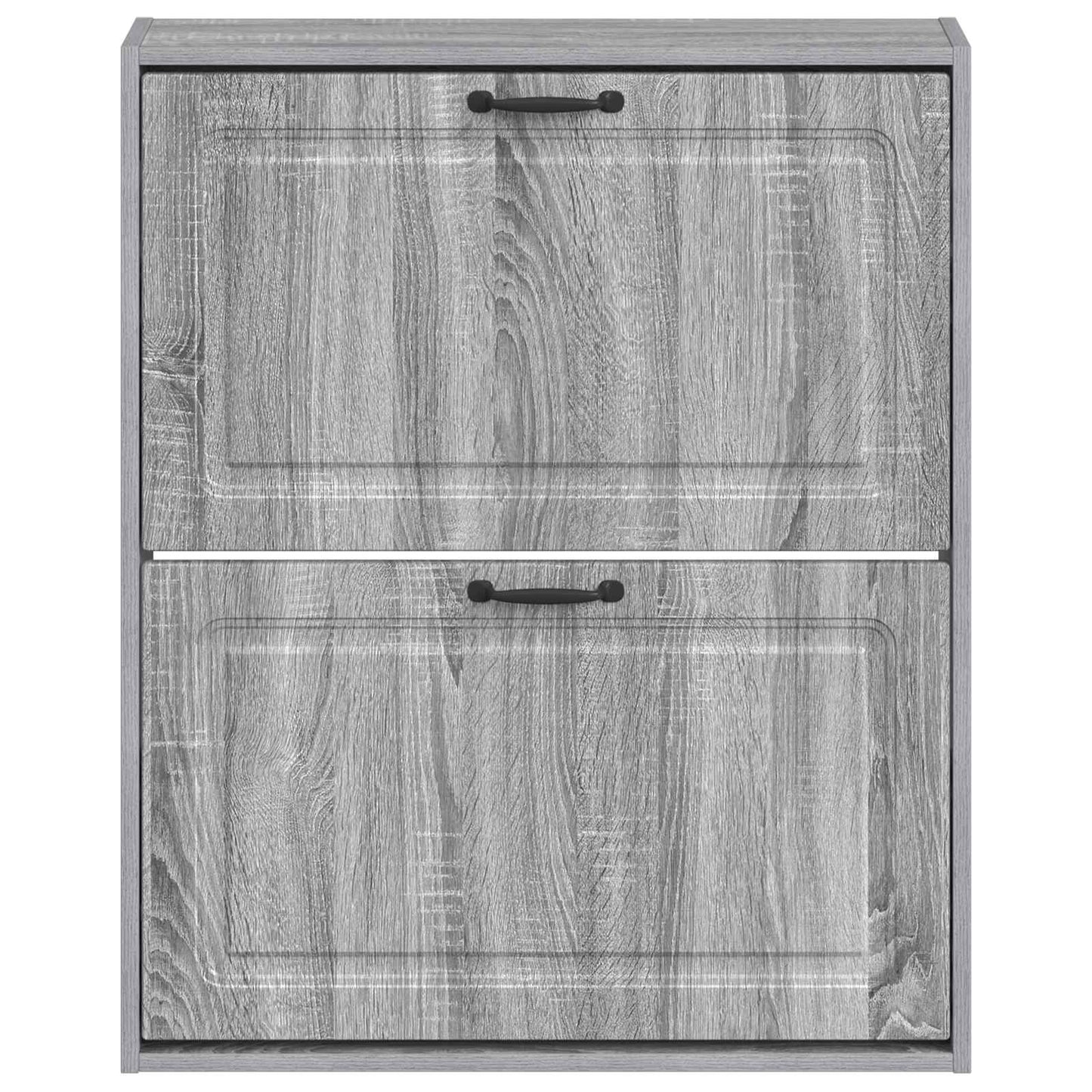 vidaXL Τοίχου Ντουλάπα Παπουτσιών UTRECHT 71 x 17 x 86 εκ. Γκρι Sonoma