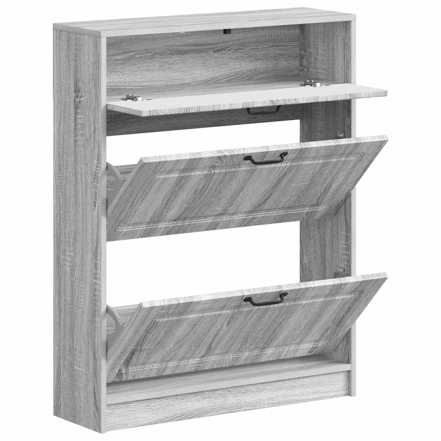vidaXL Ντουλάπα Παπουτσιών UTRECHT 78 x 24 x 100 εκ. Γκρι Sonoma