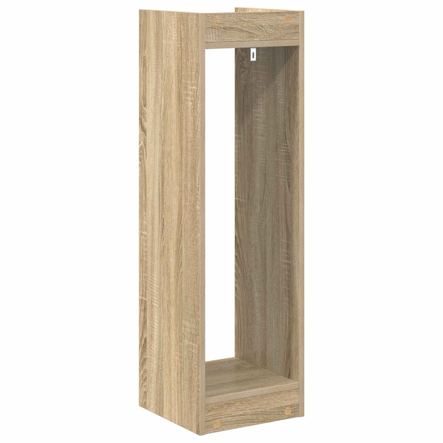 vidaXL Βάση φυτών με ράφι Δρύς Sonoma 30 x 30 x 100 εκ