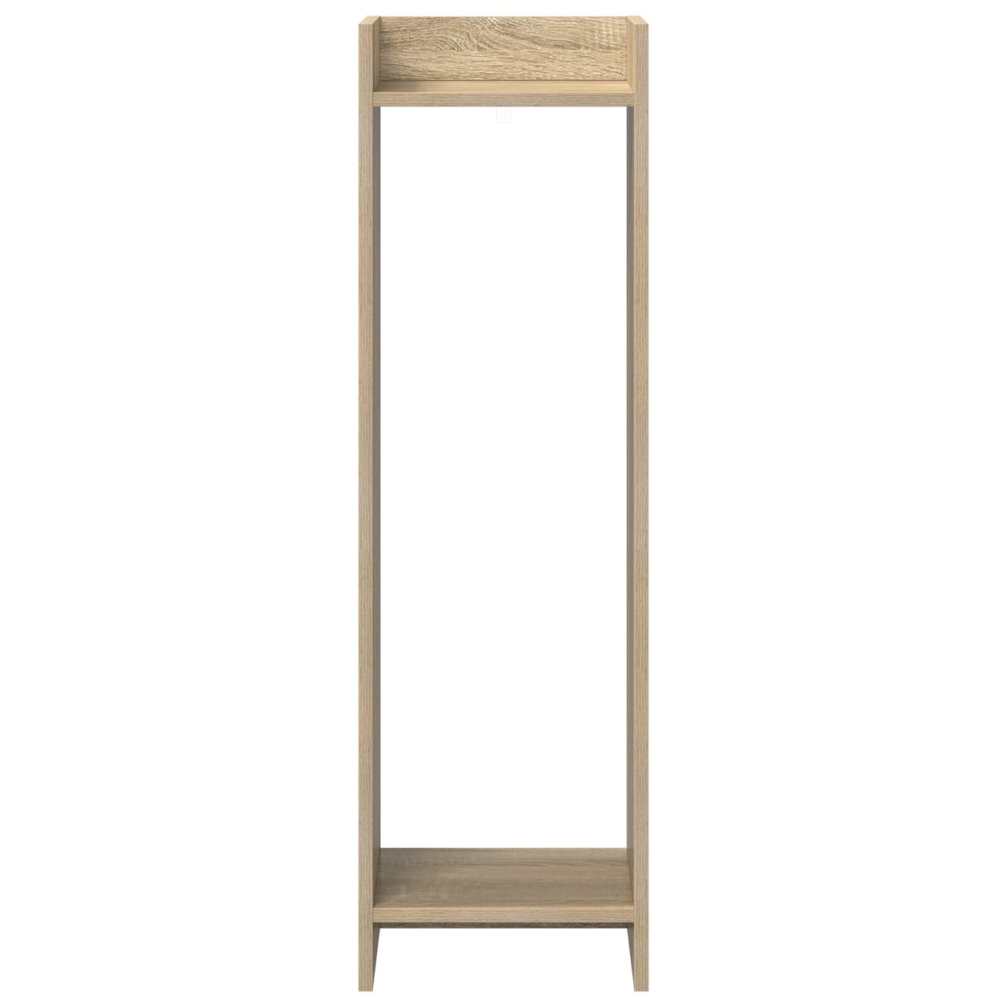 vidaXL Βάση φυτών με ράφι 2 pcs Δρύς Sonoma 30 x 30 x 100 εκ