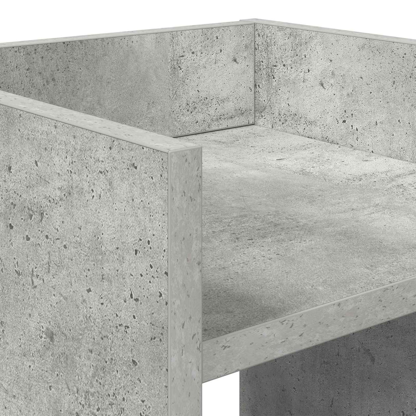 vidaXL Βάση φυτών με ράφι 2 pcs Σκυρόχρωμο Γκρι 30 x 30 x 100 εκ