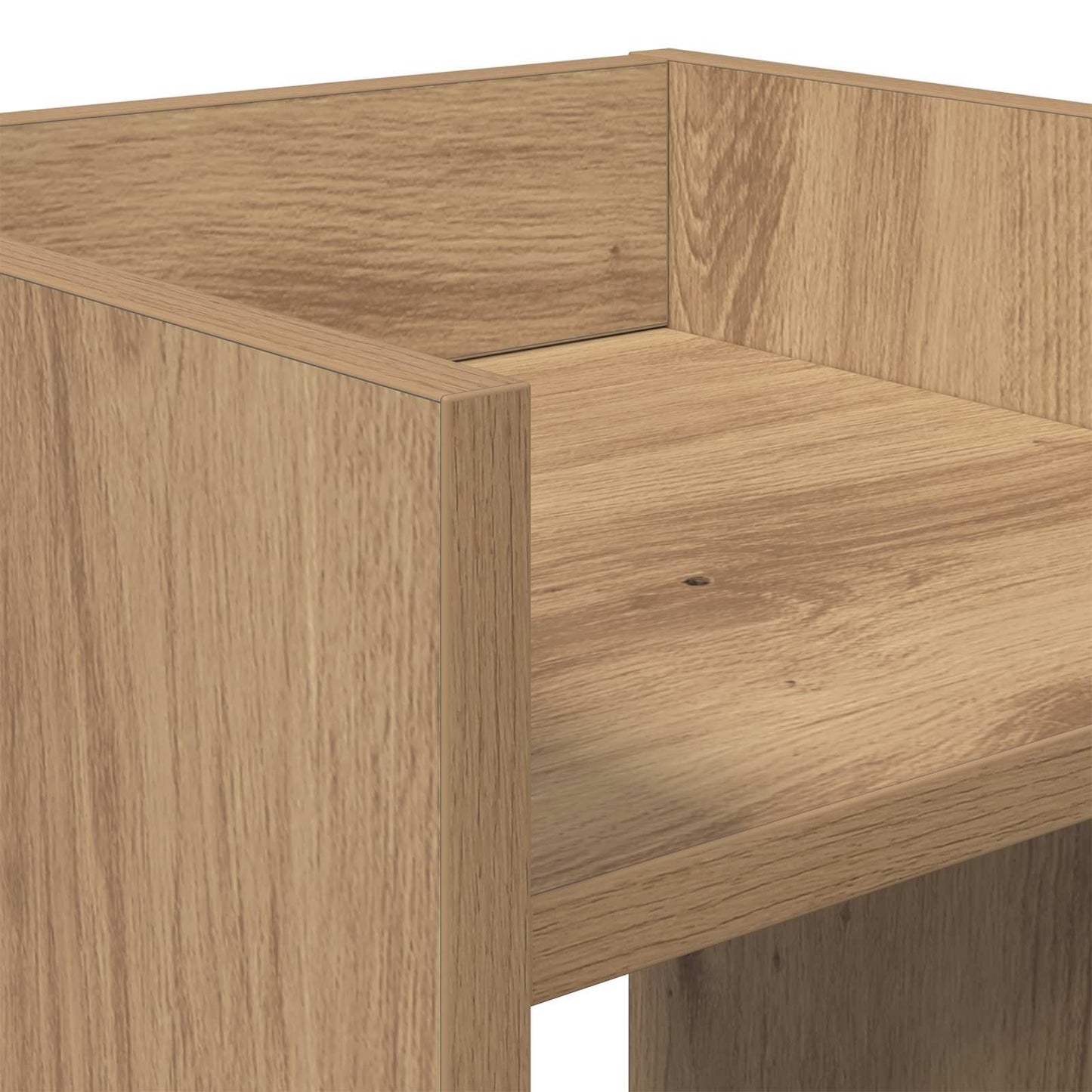 vidaXL Βάση φυτών Artisan Δρυς 30 x 30 x 100 εκ Επεξεργασμένο Ξύλο