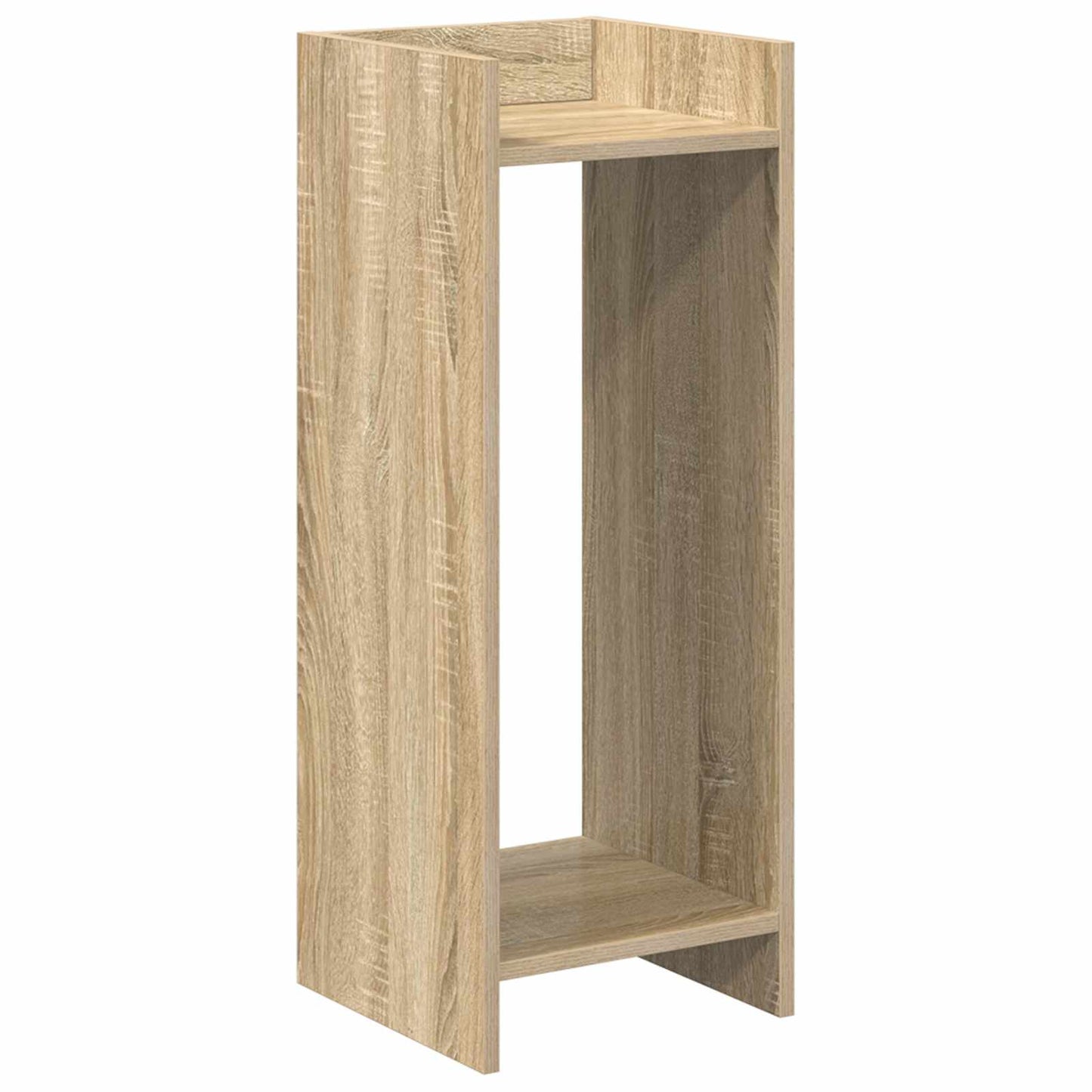 vidaXL Βάση φυτών με ράφι 2 pcs Δρύς Sonoma 30 x 30 x 80 cm