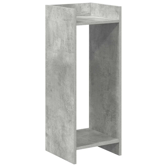 vidaXL Βάση φυτών με ράφι Σκυρόχρωμο Γκρι 30 x 30 x 80 cm