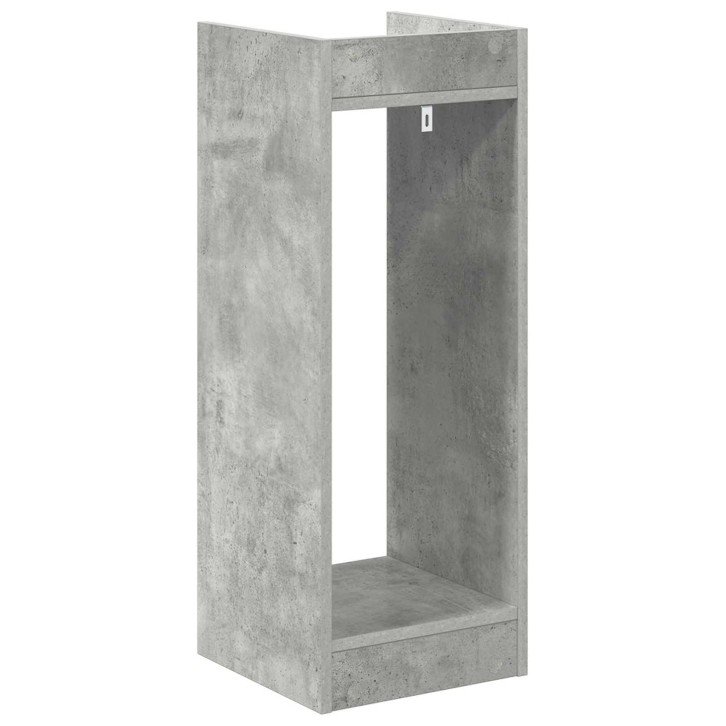 vidaXL Βάση φυτών με ράφι 2 pcs Σκυρόχρωμο Γκρι 30 x 30 x 80 cm