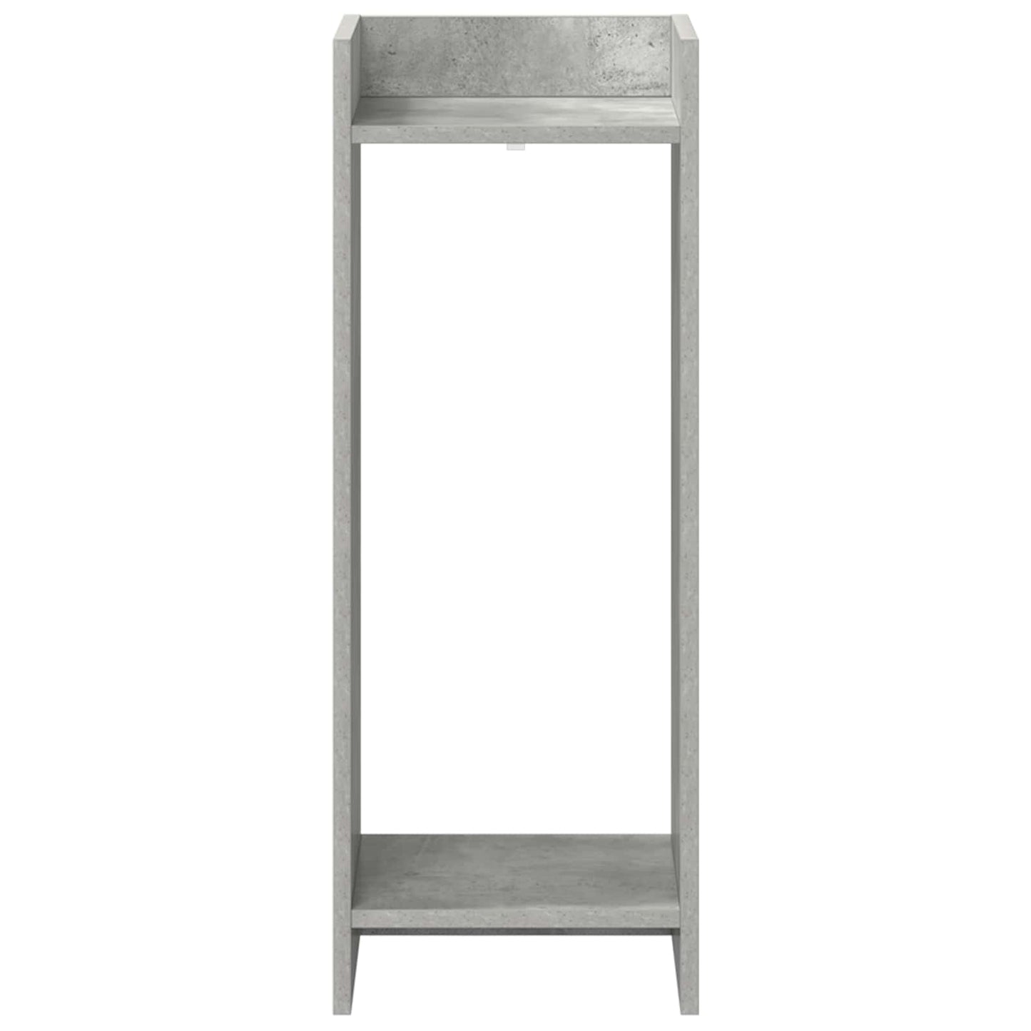 vidaXL Βάση φυτών με ράφι 2 pcs Σκυρόχρωμο Γκρι 30 x 30 x 80 cm