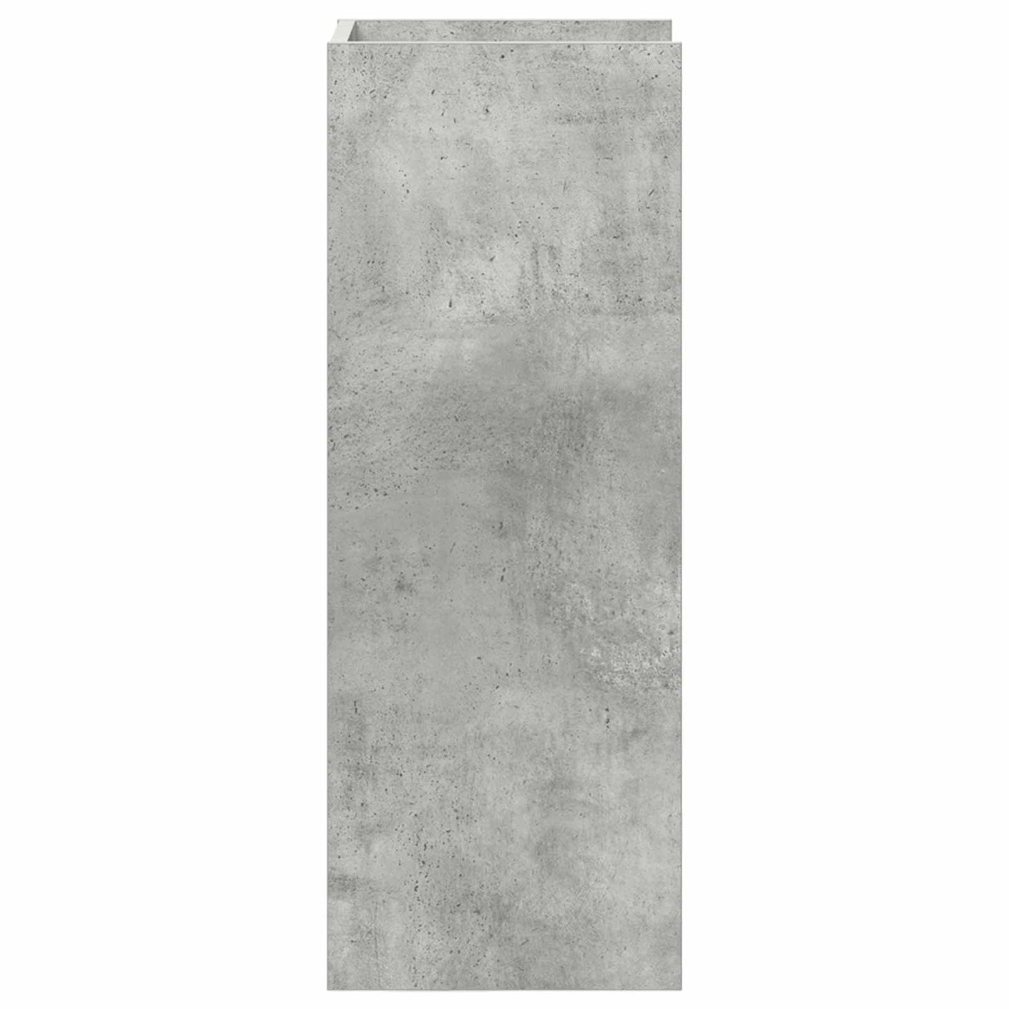 vidaXL Βάση φυτών με ράφι 2 pcs Σκυρόχρωμο Γκρι 30 x 30 x 80 cm