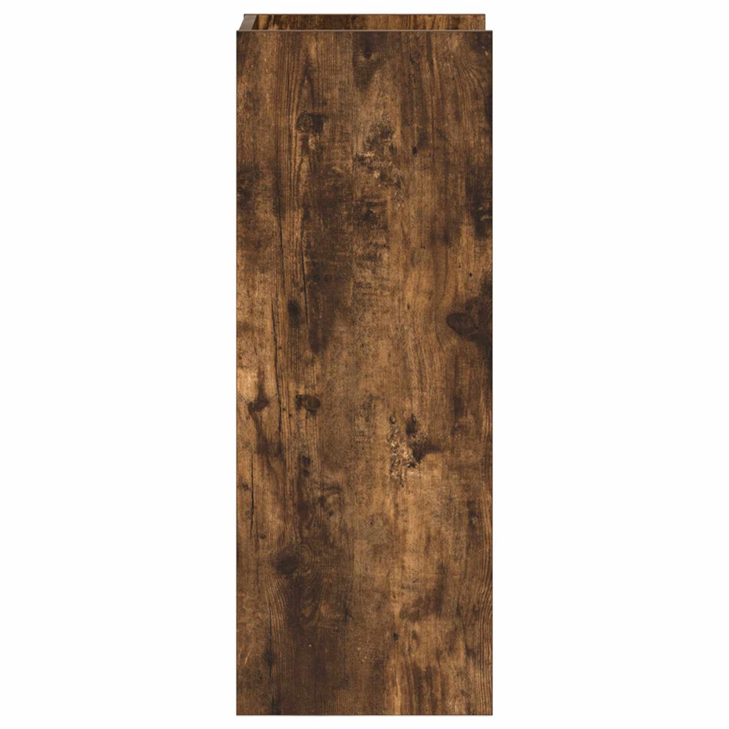 vidaXL Βάση φυτών Καπνισμένο Ξύλο Δρυός 30 x 30 x 80 cm