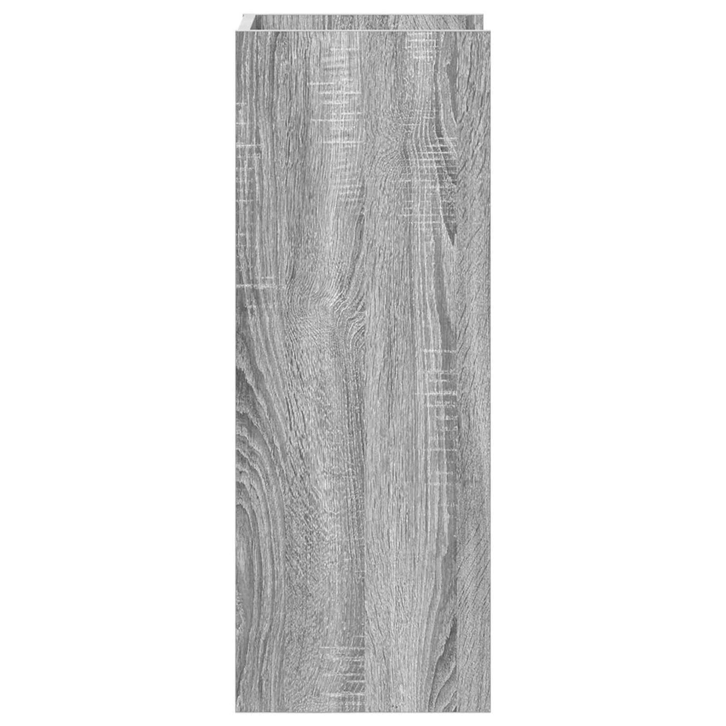 vidaXL Βάση φυτών Γκρι Sonoma 30 x 30 x 80 cm Επεξεργασμένο Ξύλο
