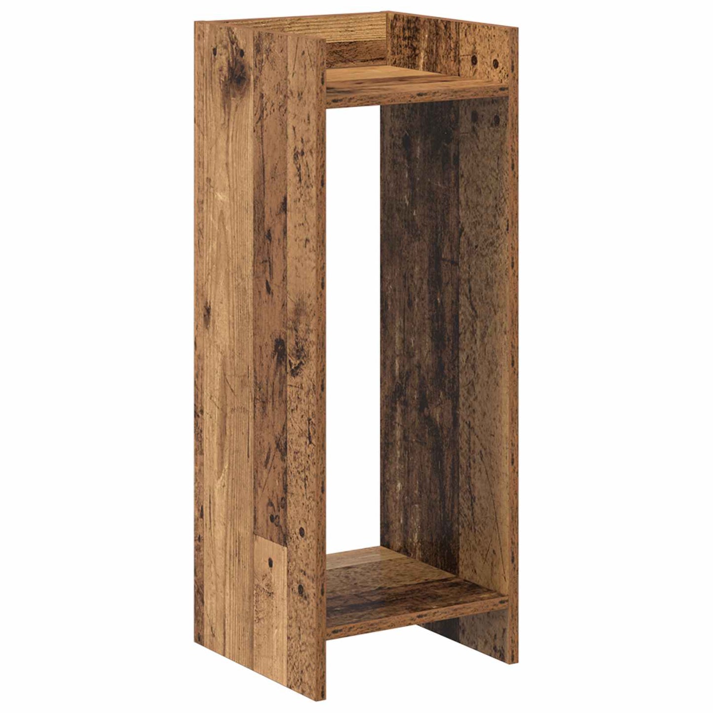 vidaXL Βάση φυτών Παλαιωμένο ξύλο 30 x 30 x 80 cm Επεξεργασμένο Ξύλο