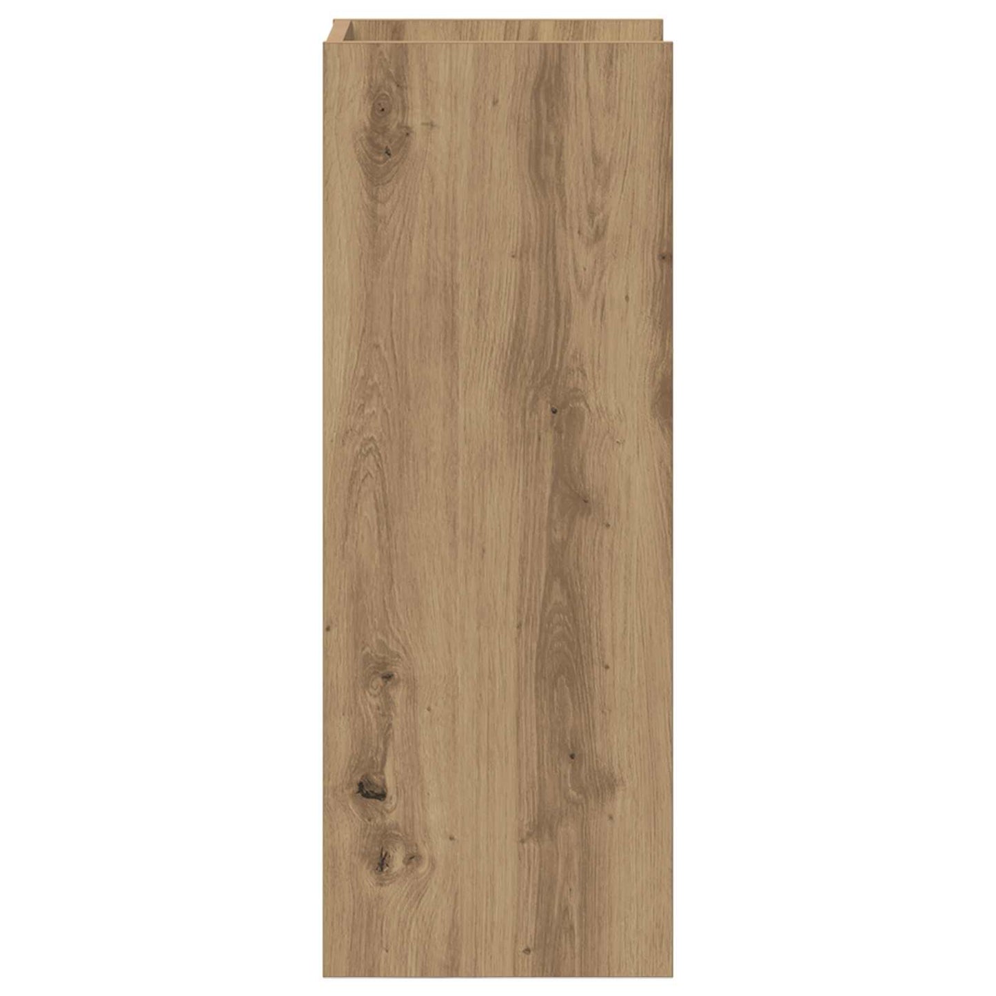 vidaXL Βάση φυτών Artisan Δρυς 30 x 30 x 80 cm Επεξεργασμένο Ξύλο