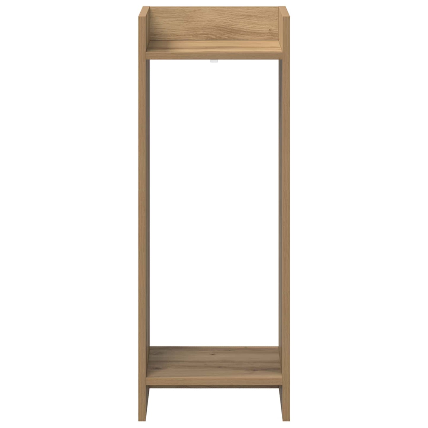 vidaXL Βάση φυτών με ράφι 2 pcs Τεχνίτικη Δρυς 30 x 30 x 80 cm