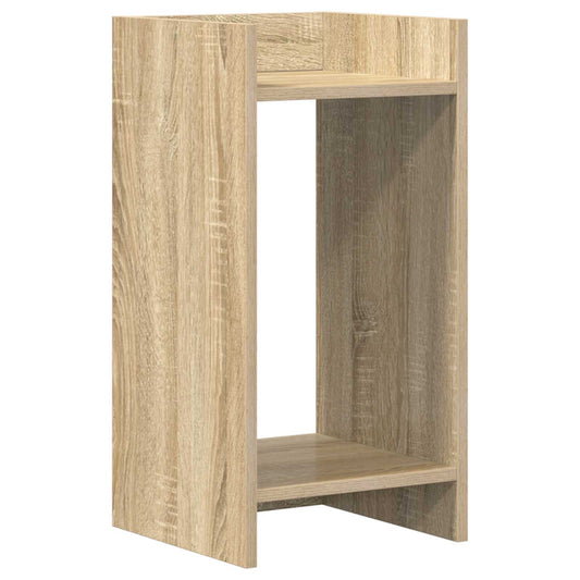 vidaXL Βάση φυτών με ράφι Δρύς Sonoma 30 x 30 x 60 cm