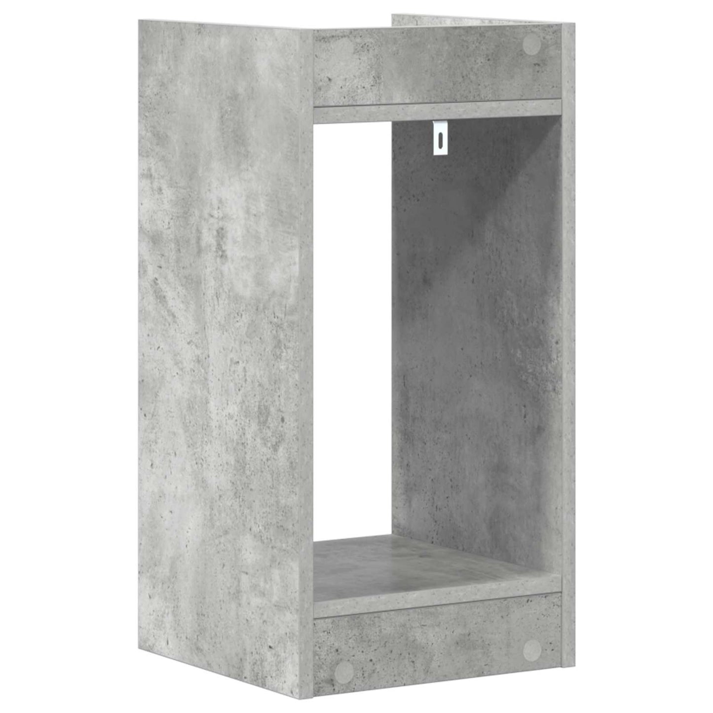 vidaXL Βάση φυτών με ράφι 2 pcs Σκυρόχρωμο Γκρι 30 x 30 x 60 cm