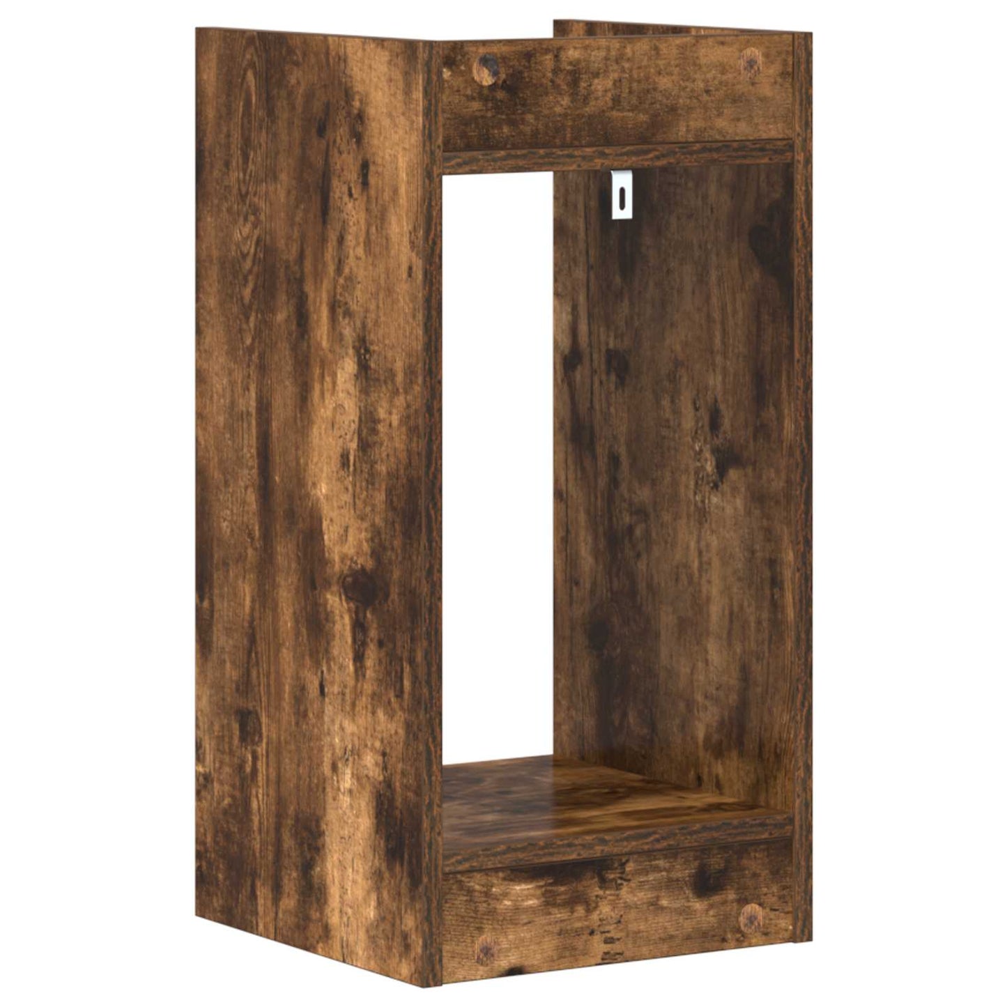 vidaXL Βάση φυτών Καπνισμένο Ξύλο Δρυός 30 x 30 x 60 cm