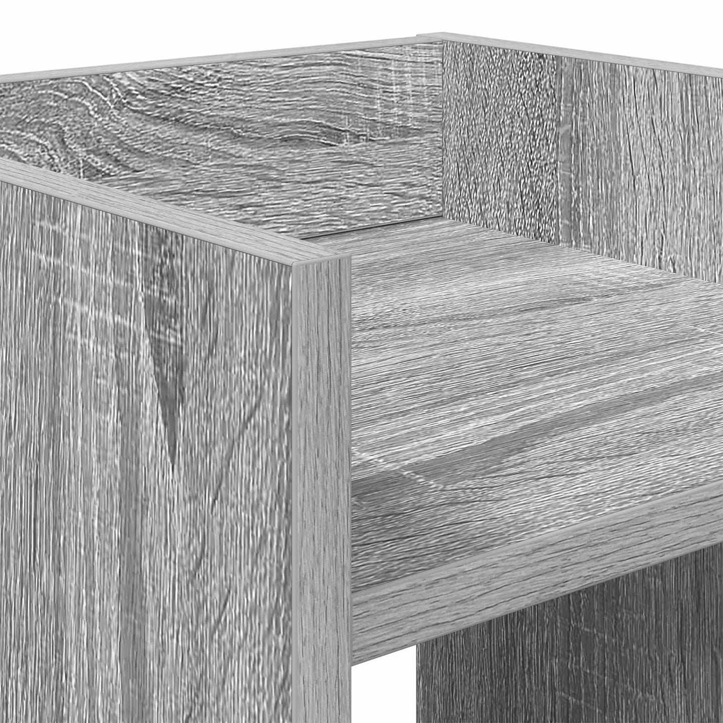 vidaXL Βάση φυτών Γκρι Sonoma 30 x 30 x 60 cm Επεξεργασμένο Ξύλο
