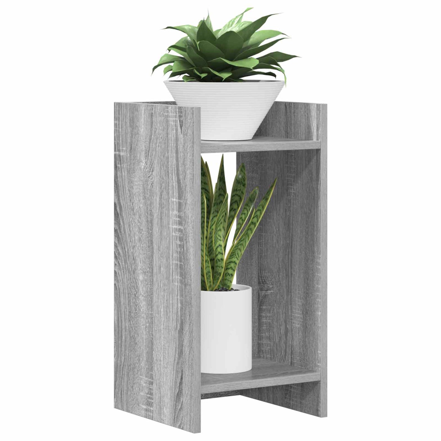 vidaXL Βάση φυτών Γκρι Sonoma 30 x 30 x 60 cm Επεξεργασμένο Ξύλο