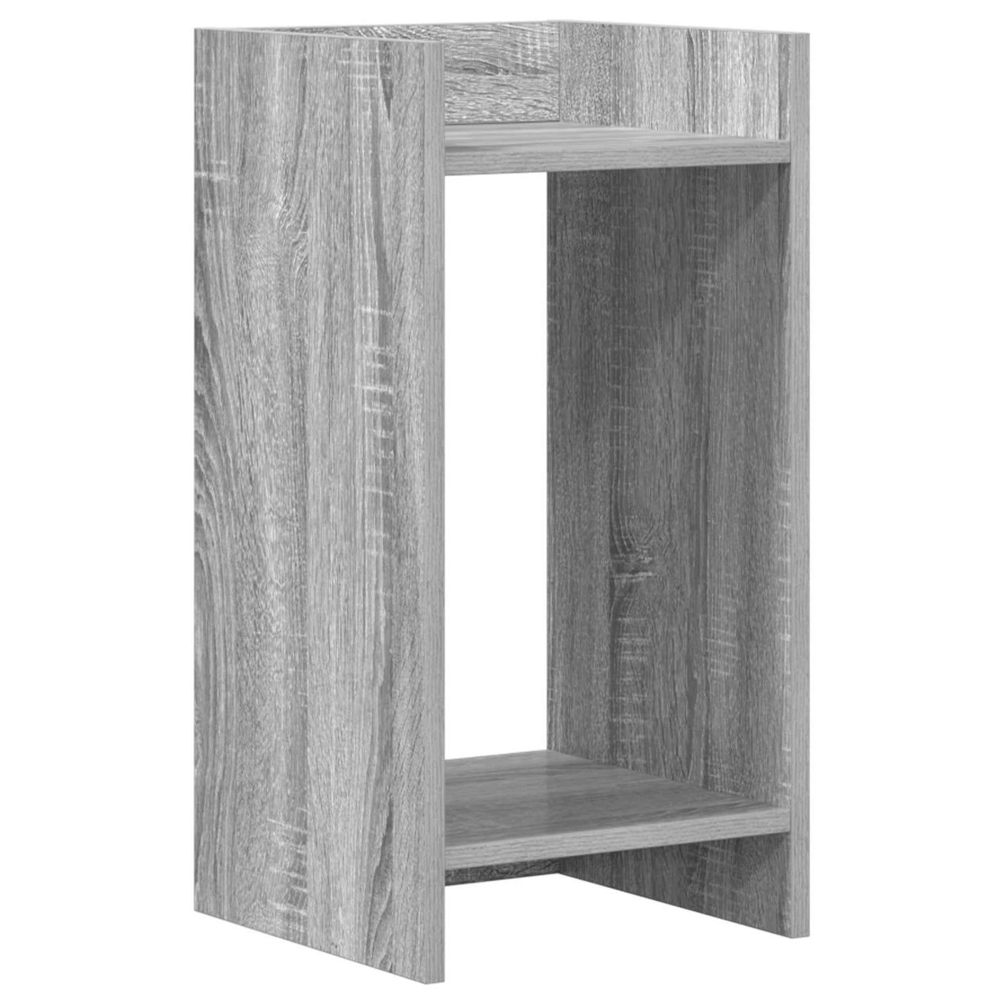 vidaXL Βάση φυτών με ράφι 2 pcs Γκρι Σονομά 30 x 30 x 60 cm