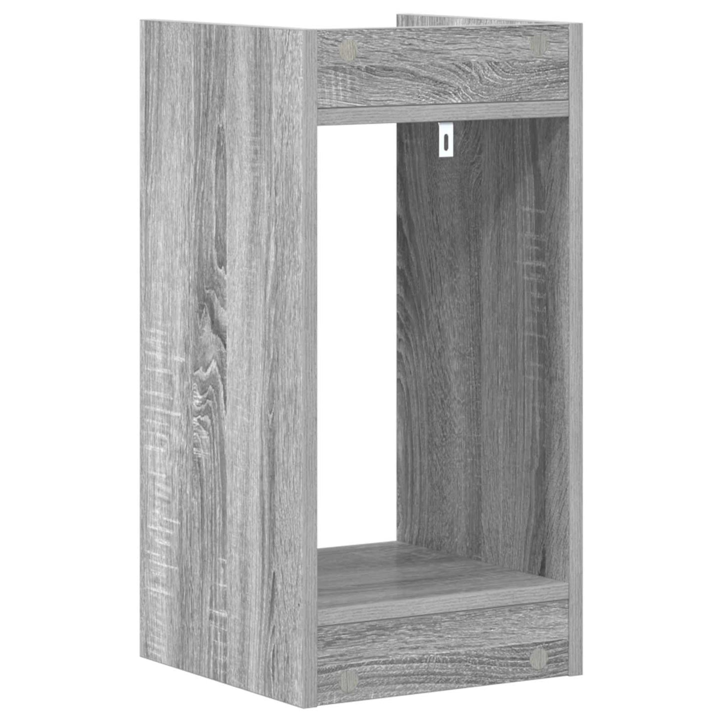 vidaXL Βάση φυτών με ράφι 2 pcs Γκρι Σονομά 30 x 30 x 60 cm
