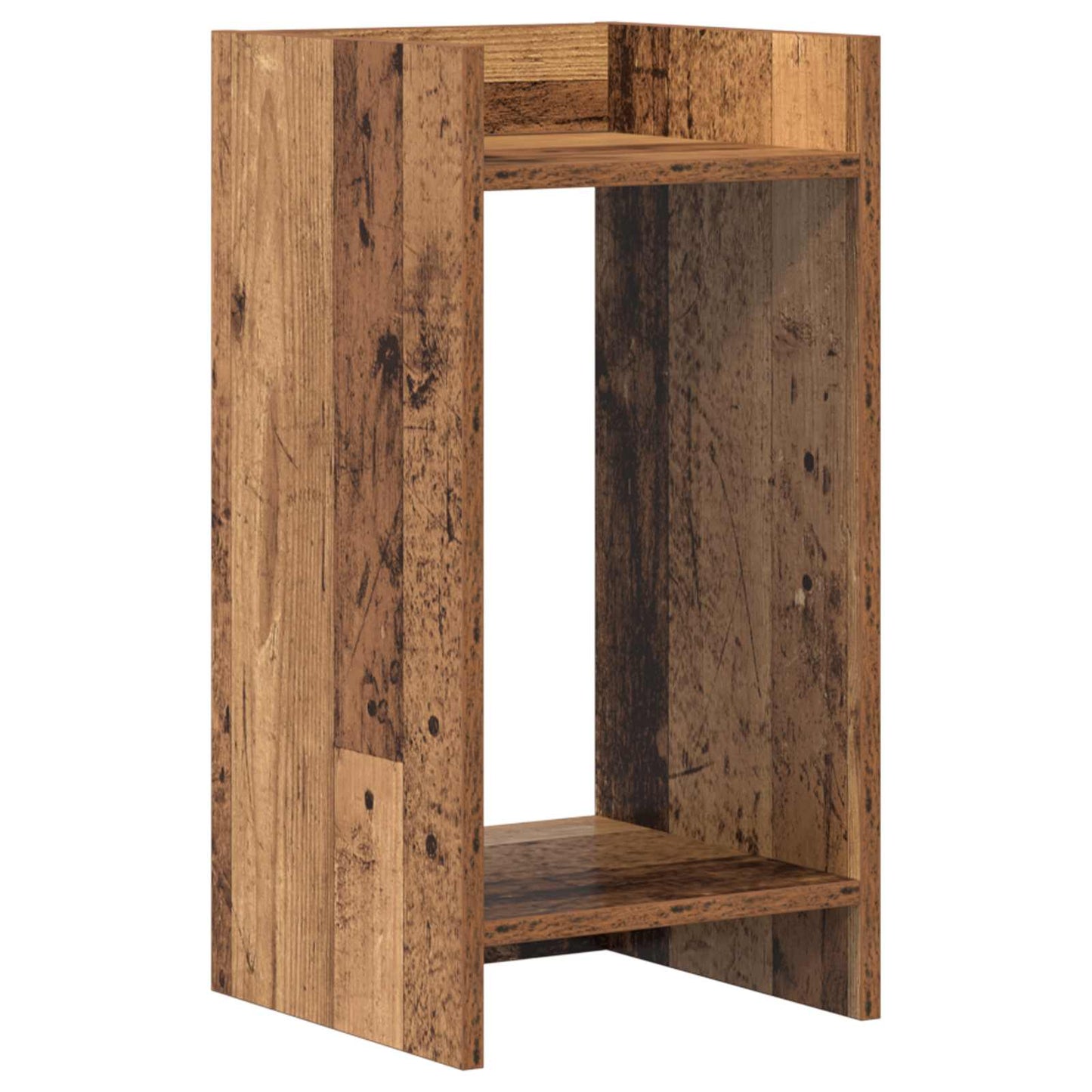 vidaXL Βάση φυτών Παλαιωμένο ξύλο 30 x 30 x 60 cm Επεξεργασμένο Ξύλο