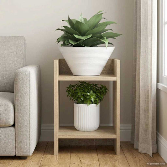 vidaXL Βάση φυτών Sonoma Δρυς 30 x 30 x 40 cm Επεξεργασμένο Ξύλο