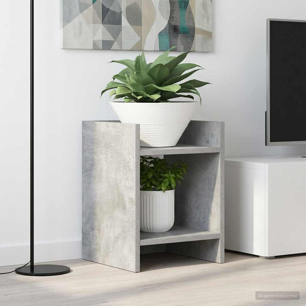 vidaXL Βάση φυτών 2 τμχ. Σκυρόχρωμο Γκρι 30 x 30 x 40 cm