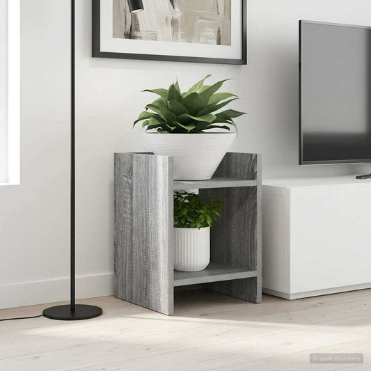 vidaXL Βάση φυτών Γκρι Sonoma 30 x 30 x 40 cm Επεξεργασμένο Ξύλο