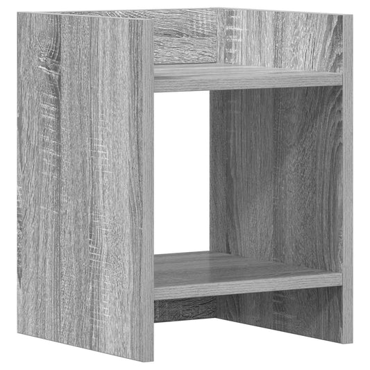 vidaXL Βάση φυτών Γκρι Sonoma 30 x 30 x 40 cm Επεξεργασμένο Ξύλο