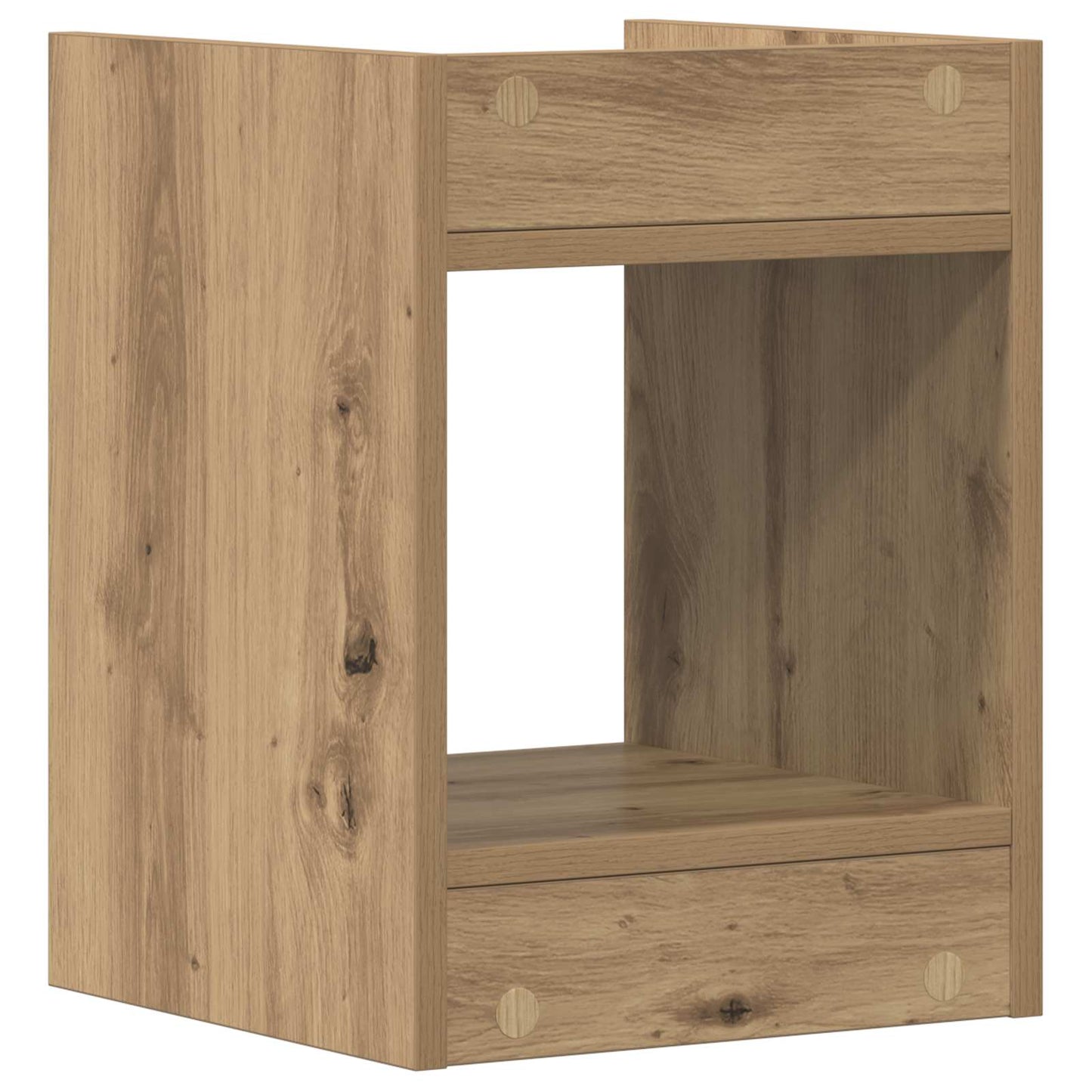 vidaXL Βάση φυτών 2 τμχ. Τεχνίτικη Δρυς 30 x 30 x 40 cm