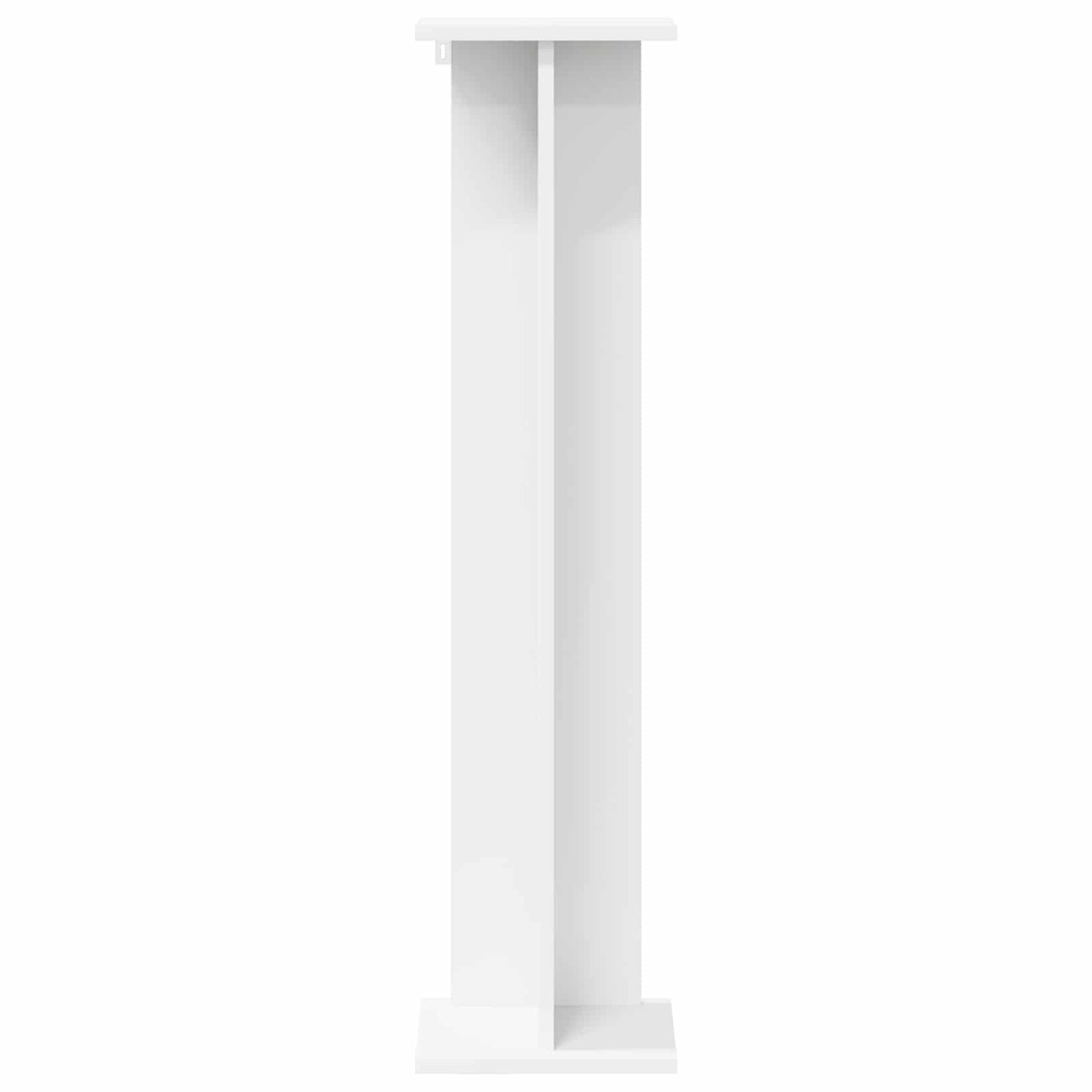 vidaXL Βάση φυτών 2 τμχ. Λευκός 25 x 25,5 x 100,5 εκ.