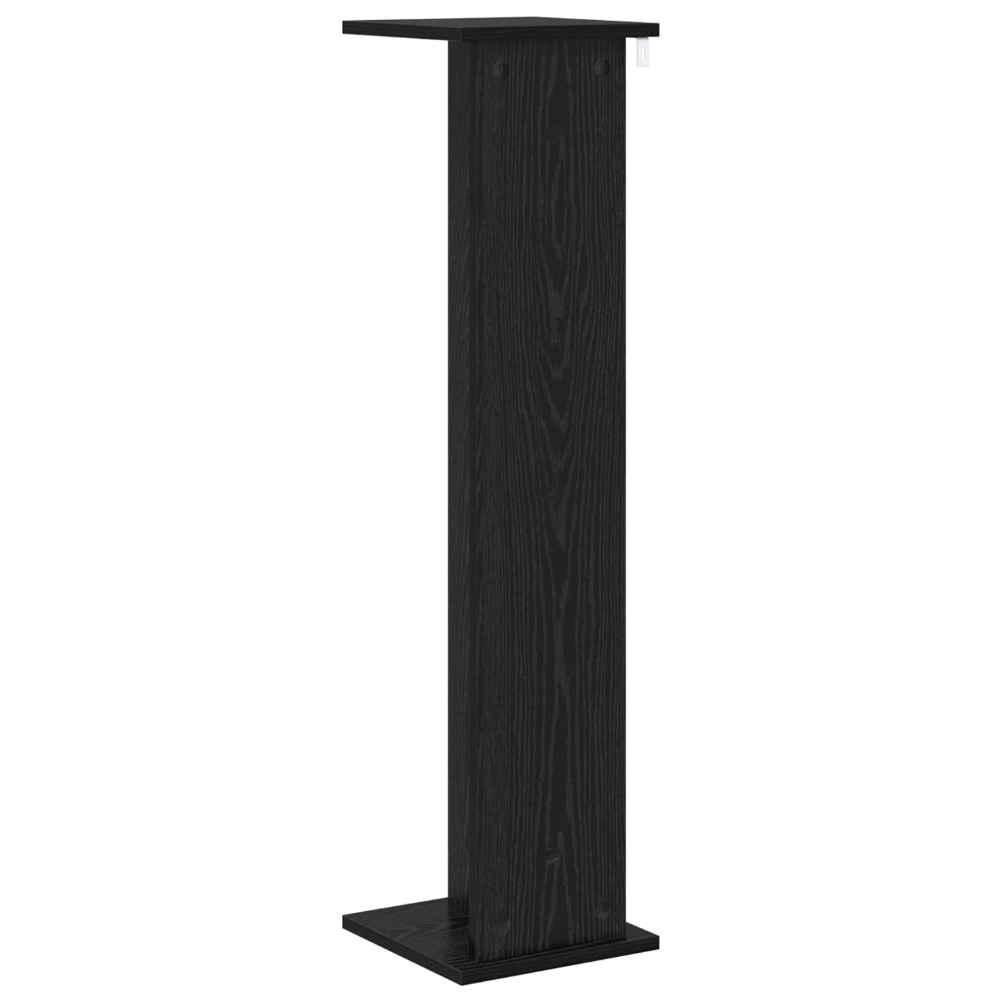 vidaXL Βάση φυτών Μαύρη Δρυς 25 x 25,5 x 100,5 εκ.