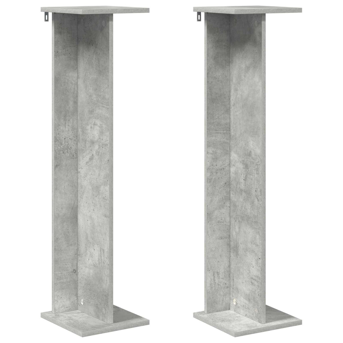 vidaXL Βάση φυτών 2 τμχ. Σκυρόχρωμο Γκρι 25 x 25,5 x 100,5 εκ.