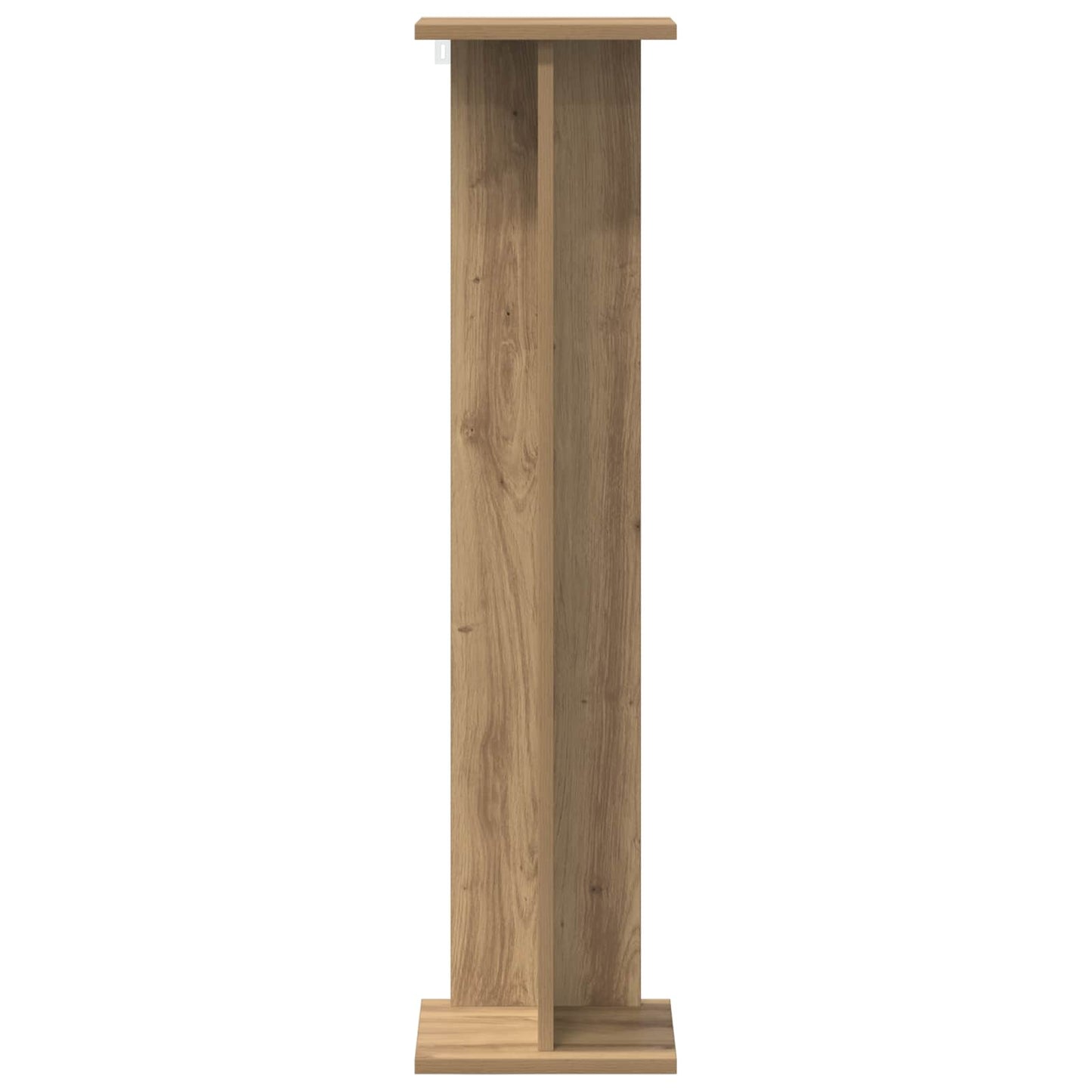 vidaXL Βάση φυτών Τεχνίτικη Δρυς 25 x 25,5 x 100,5 εκ.