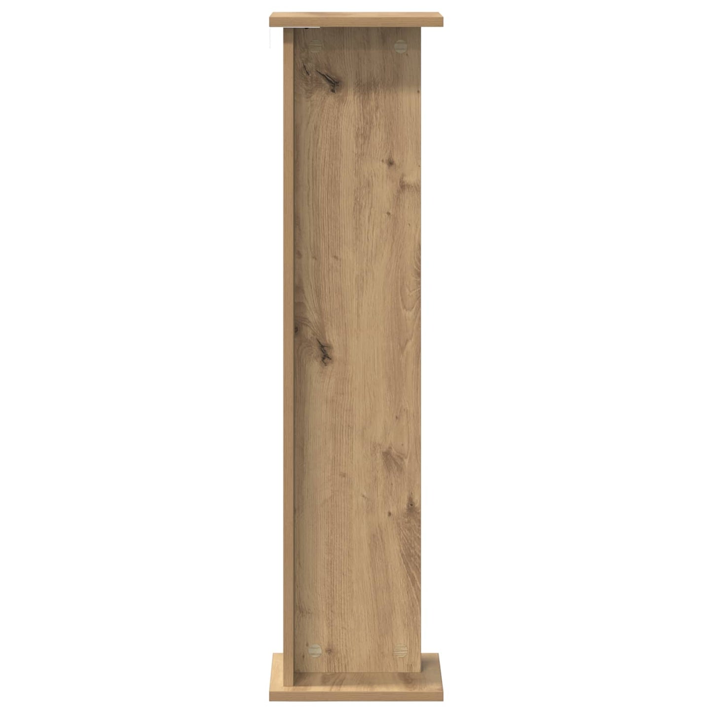 vidaXL Βάση φυτών Τεχνίτικη Δρυς 25 x 25,5 x 100,5 εκ.