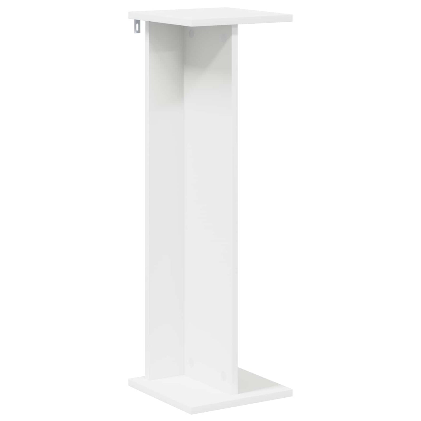 vidaXL Βάση φυτών Λευκός 25 x 25,5 x 80,5 εκ.