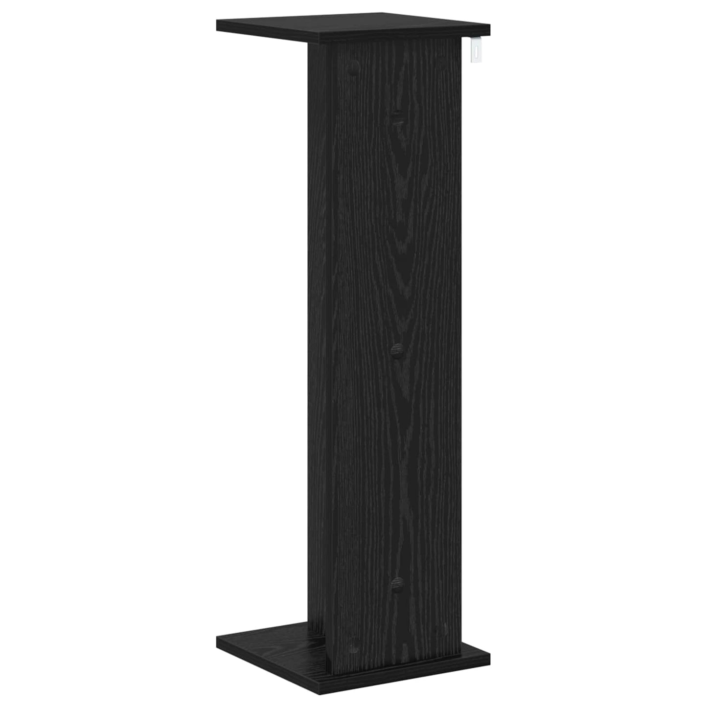 vidaXL Βάση φυτών 2 pcs Μαύρη Δρυς 25 x 25,5 x 80,5 εκ.