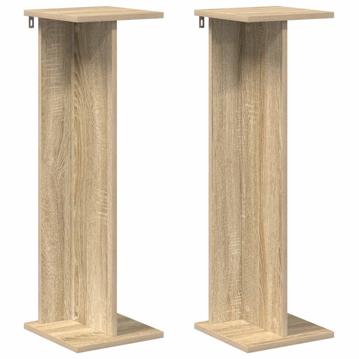 vidaXL Βάση φυτών 2 pcs Δρύς Sonoma 25 x 25,5 x 80,5 εκ.